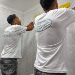 Papel de Parede, Lavabo, Arabesco, Estampado, Branco